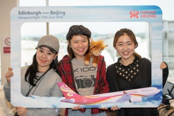 The Hainan Airlines service is good for tourism, and salmon exporters. Photo: Ian Georgeson The Hainan Airlines service is good for tourism, and salmon exporters. Photo: Ian Georgeson
