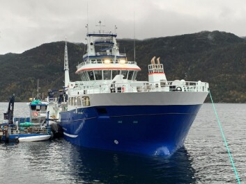 The Aqua Kvaløy will add much-needed freshwater treatment capacity for Bakkafrost in Scotland. Photo: DESS Aquaculture Shipping.