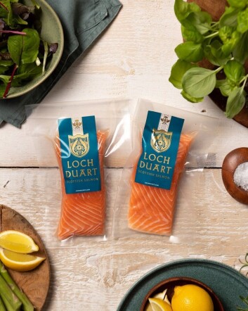 Two Loch Duart salmon fillets. Customers can buy packs of eight or 12. Photo: Loch Duart. Two Loch Duart salmon fillets. Customers can buy packs of eight or 12. Photo: Loch Duart.