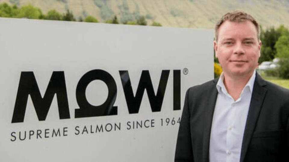 Ben Hadfield is pleased with Mowi Scotland's fish survival rates for Q4 2020, which were the best in eight years. Photo: Mowi.