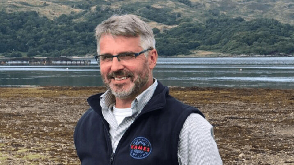 Neil Manchester, managing director designate of Scottish steelhead trout producer Kames Fish Farming. Photo: Kames.