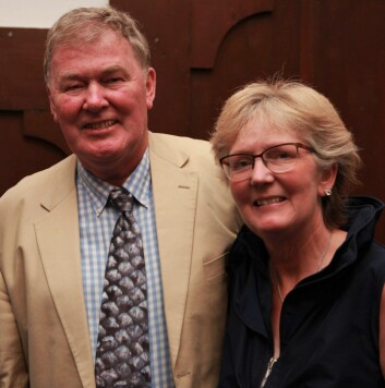 Geoff Kidd is looking forward to spending time with his wife, Jane, and working on his fish art. Photo: SSF Geoff Kidd is looking forward to spending time with his wife, Jane, and working on his fish art. Photo: SSF