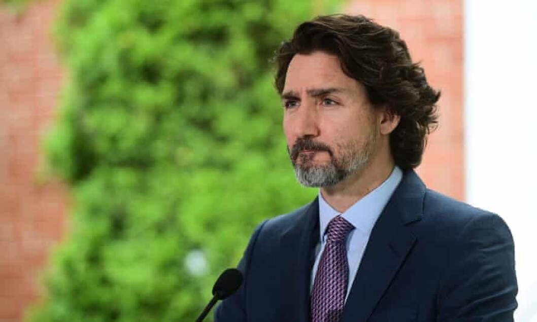 Salmon farmers in Canada hope today's election will mean the end of the Liberal government run by Justin Trudeau, pictured. Salmon farmers in Canada hope today's election will mean the end of the Liberal government run by Justin Trudeau, pictured.