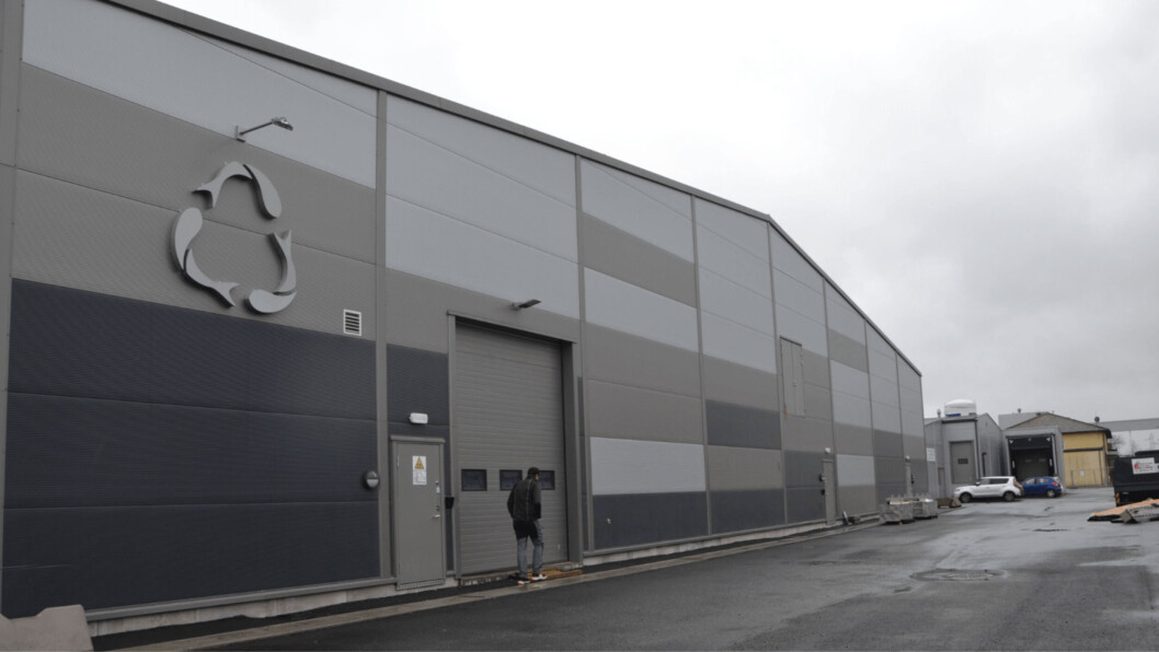 The exterior of the Fredrikstad Seafoods land-based fish farm in southeast Norway. Photo: Kyst.no. The exterior of the Fredrikstad Seafoods land-based fish farm in southeast Norway. Photo: Kyst.no.