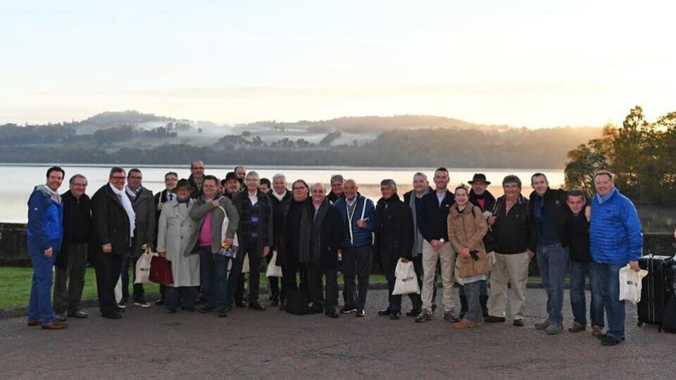 23 Master Chefs of France toured a Scottish Salmon Company site on Loch Fyne this week. Image: Proud to Farm Scottish Salmon.