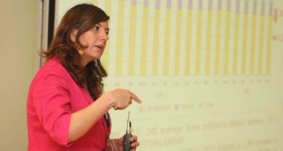 Alicia Gallardo, Sernapesca’s Director of Aquaculture. Image: Salmonexpert.