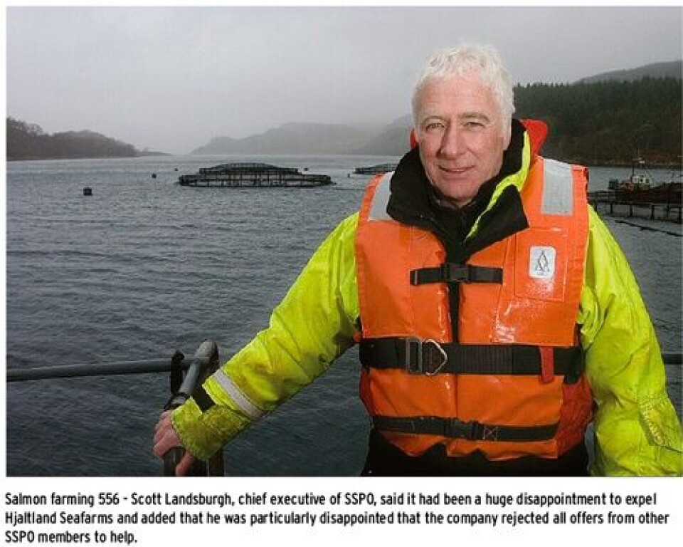 Major salmon producer expelled from SSPO