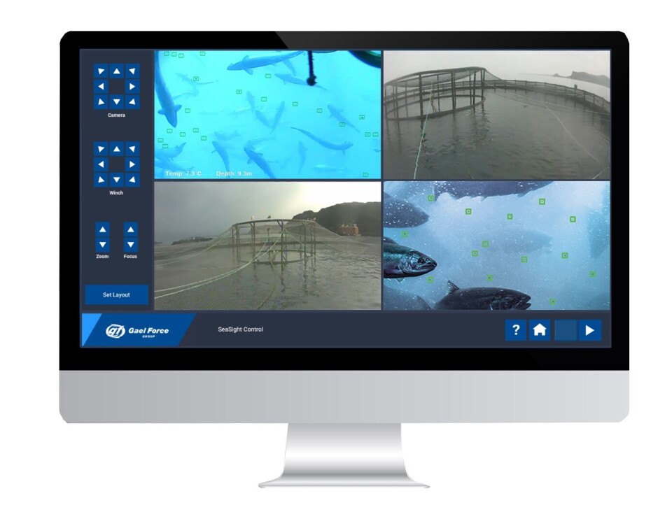 The SeaSight control software can be integrated with Gael Force's SeaFeed software to provide automatic feeding.