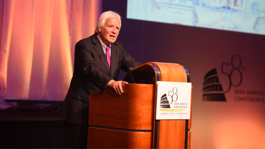 Eduardo Goycoolea, president of IFFO. Photo: Luca Caparrelli. Eduardo Goycoolea, president of IFFO. Photo: Luca Caparrelli.