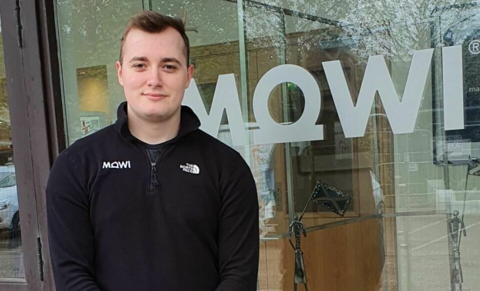 Mowi Scotland says it has recognised the need to directly connect processors such as Ross McConnell, pictured, with the company's career opportunities. Photo: Mowi.