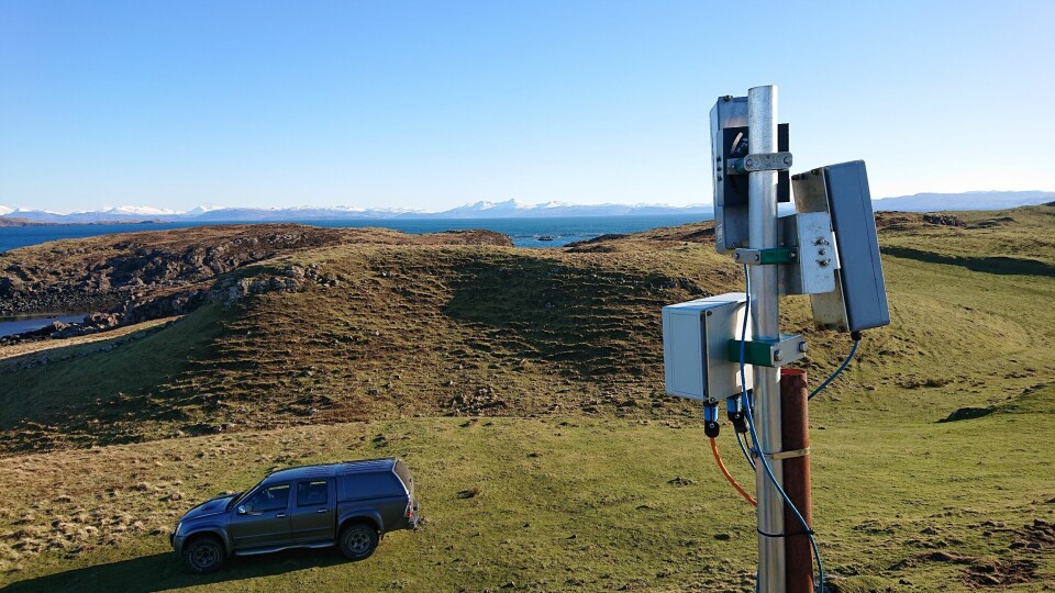 Community broadband supplier HebNet has set up a network on Muck, where Mowi farms