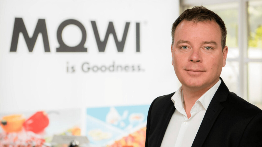 Mowi Scotland chief operating officer Ben Hadfield says the company can grow salmon from 800g to harvest size in a year. Photo: Mowi. Mowi Scotland chief operating officer Ben Hadfield says the company can grow salmon from 800g to harvest size in a year. Photo: Mowi.