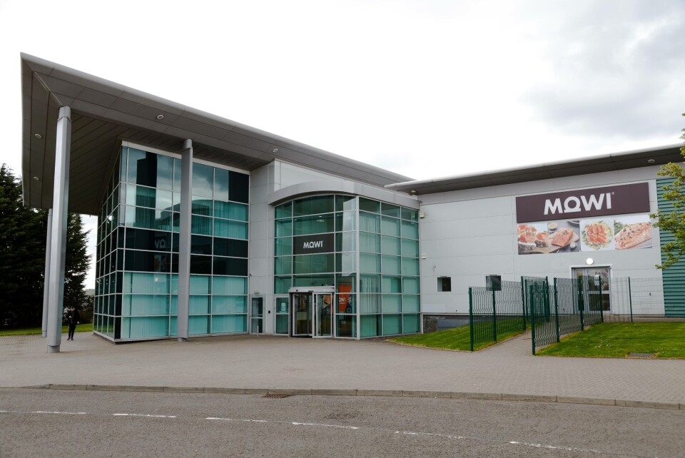 Mowi's consumer products facility at Rosyth in Fife. Mowi Scotland made EBIT per kilo of €2.90 in Q2. Photo: Mowi.
