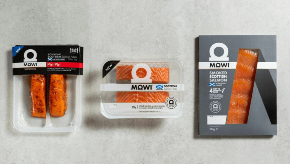 Mowi's own-brand salmon is now on sale with the UK's biggest retailer, Tesco. Photo: Mowi.