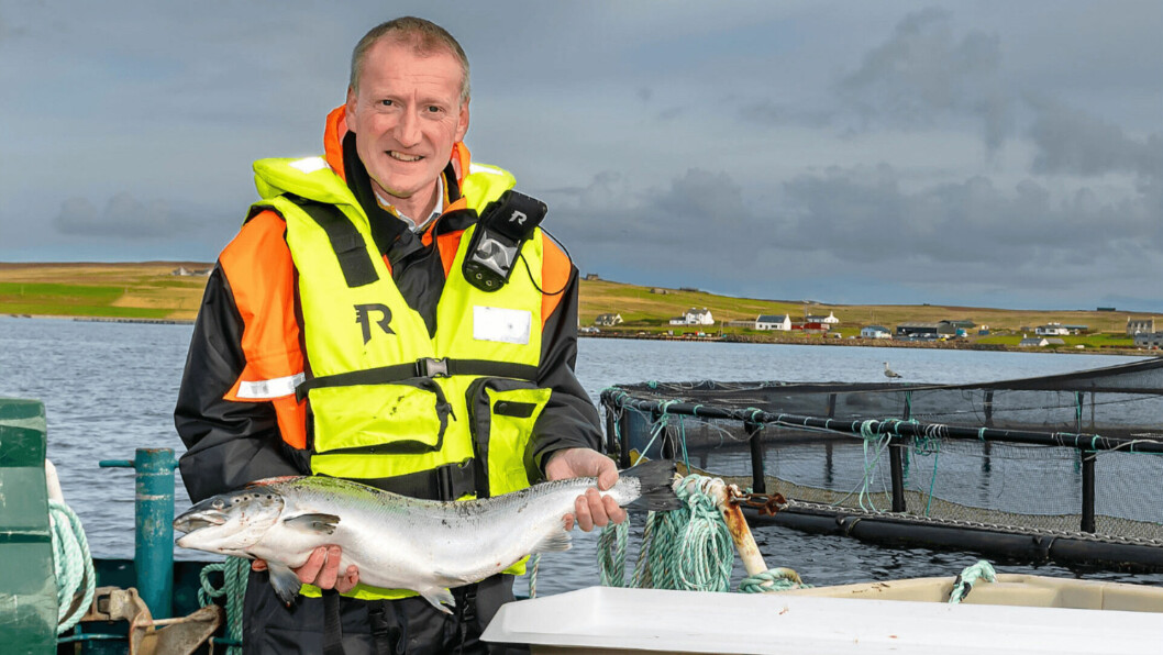 SSPO chief executive Tavish Scott - record exports highlight importance of farmed salmon to Scotland