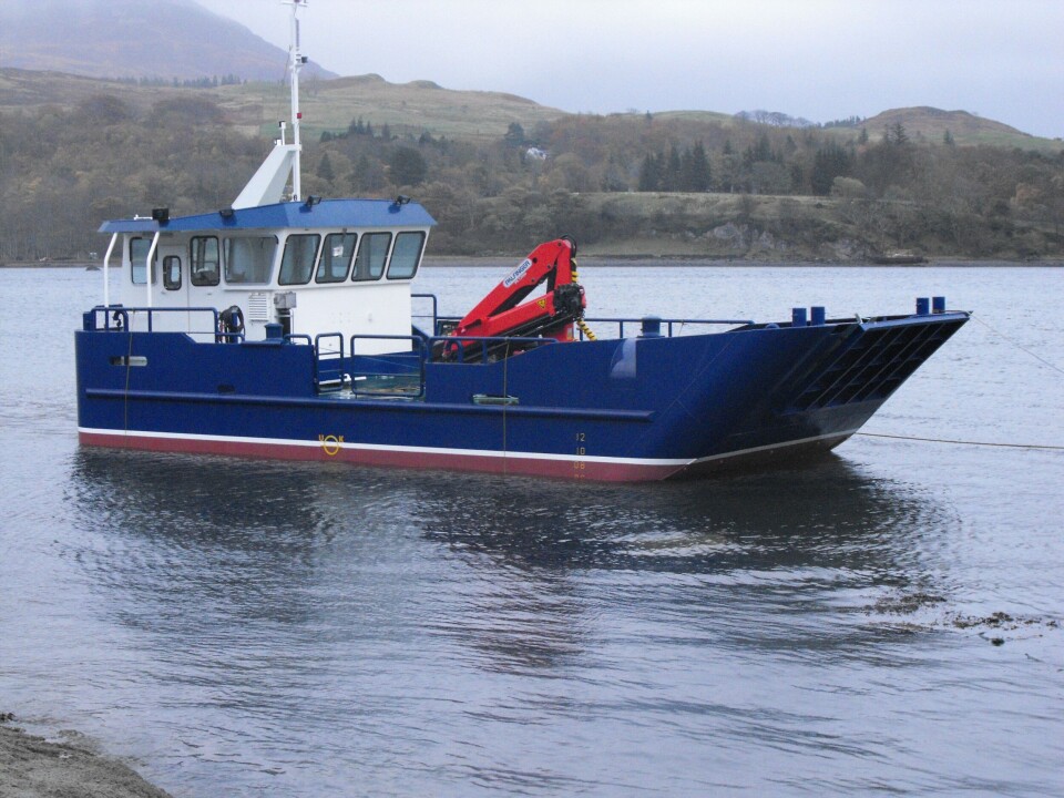 Here's one we built earlier: Applecross-based Northwind has started work on a landing craft similar to this. Photo: Northwind