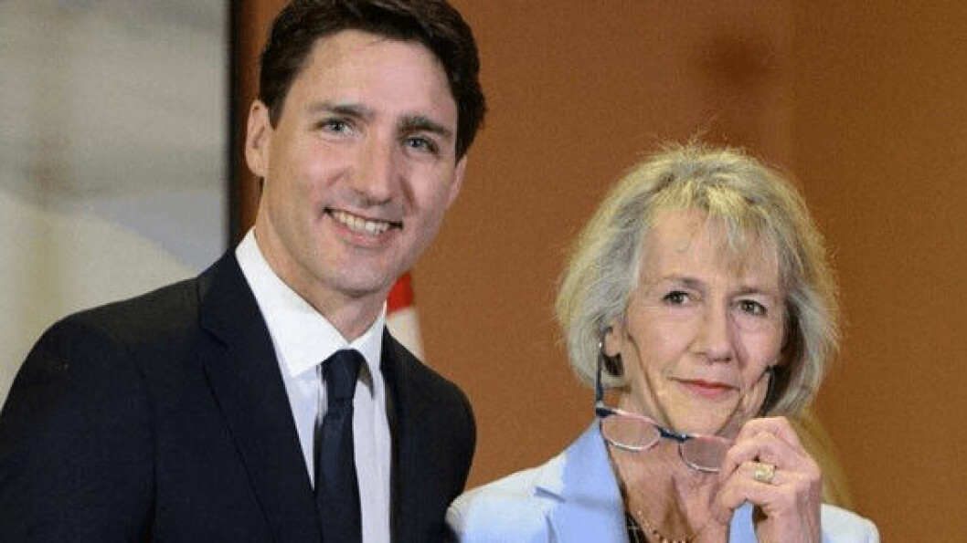 File photo of Justin Trudeau and Joyce Murray, who has been named as Canada's new fisheries minister. Photo: The Canadian Press.