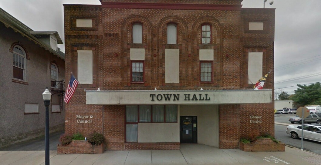 Federalsburg Town Hall, Maryland. Photo: Google.