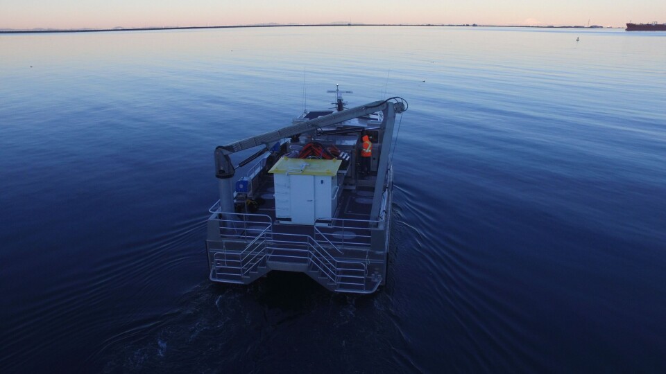 The vessel was built over a six-month period by Armstrong Marine in the US.