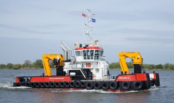 Barry Johnston became interested in salmon farming when Marine Harvest leased Scotmarine's workboat, Orcadia II. Photo: Damen Barry Johnston became interested in salmon farming when Marine Harvest leased Scotmarine's workboat, Orcadia II. Photo: Damen