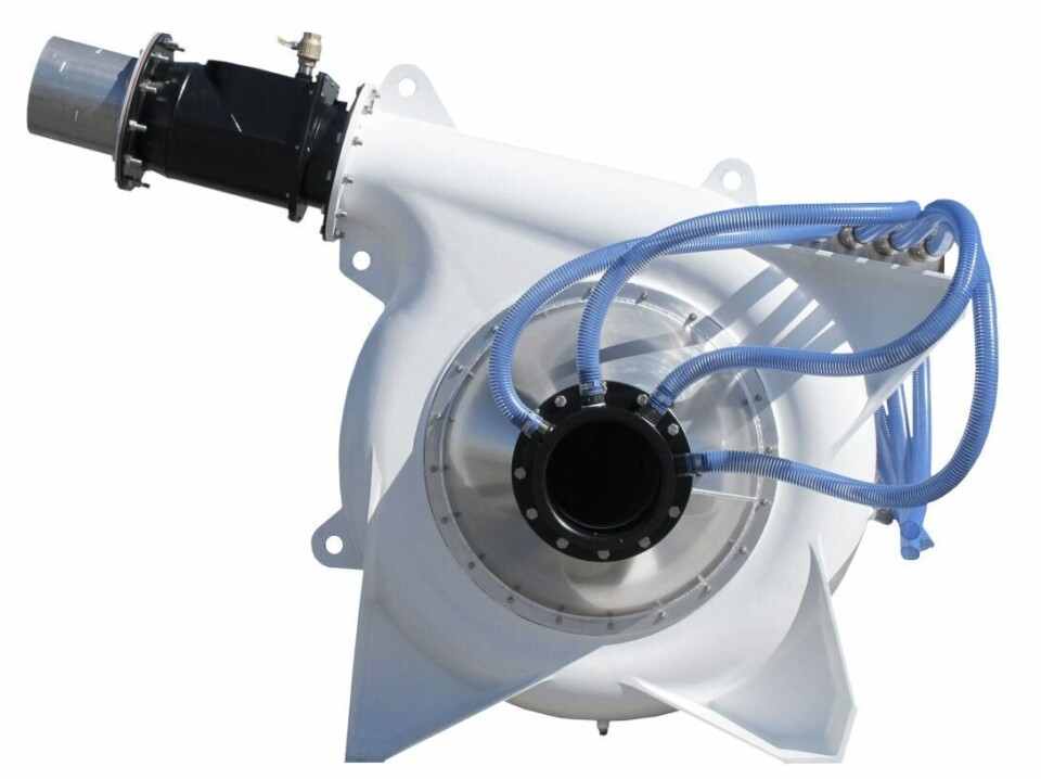Fish Tech's centrifugal pump is proving popular for its gentle treatment of fish. Photo: Fish Tech