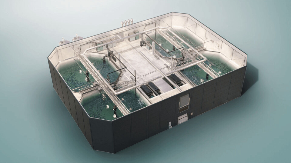 Nofitech's ModulRAS technology for smolt, post-smolt, grow-out and broodstock.