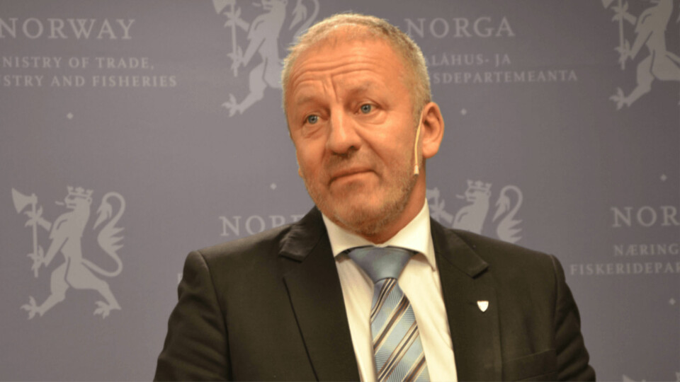 Geir-Inge Sivertsen has bowed to pressure and quit as Norway's fisheries and seafood minister. Photo: Harrieth Lundberg / kyst.no.