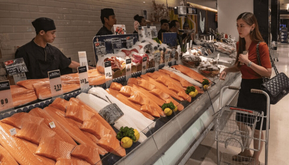 Norway saw growth in salmon exports to China and the US while seafood exports overall were down.