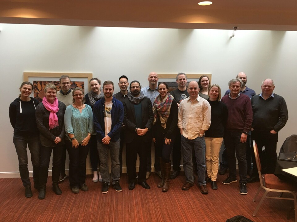 Attendees at the first of three winter workshops hosted by the Cross-Atlantic Sea Lice Initiative.