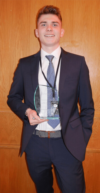 Andrew Richardson: Hoping for a "dynamic, challenging job in this exciting industry". Click on photo to enlarge. Photo: FFE. Andrew Richardson: Hoping for a "dynamic, challenging job in this exciting industry". Click on photo to enlarge. Photo: FFE.