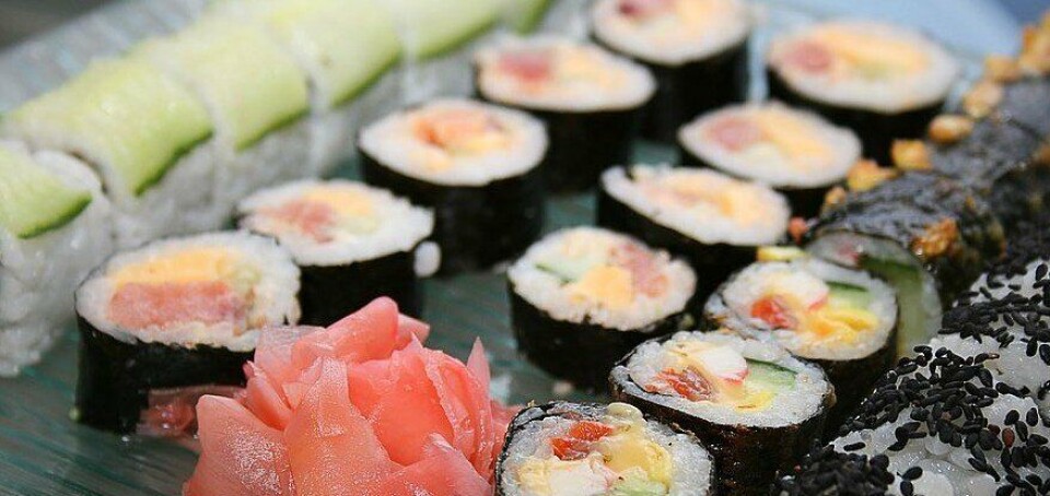 Assorted sushi. Source: Google images