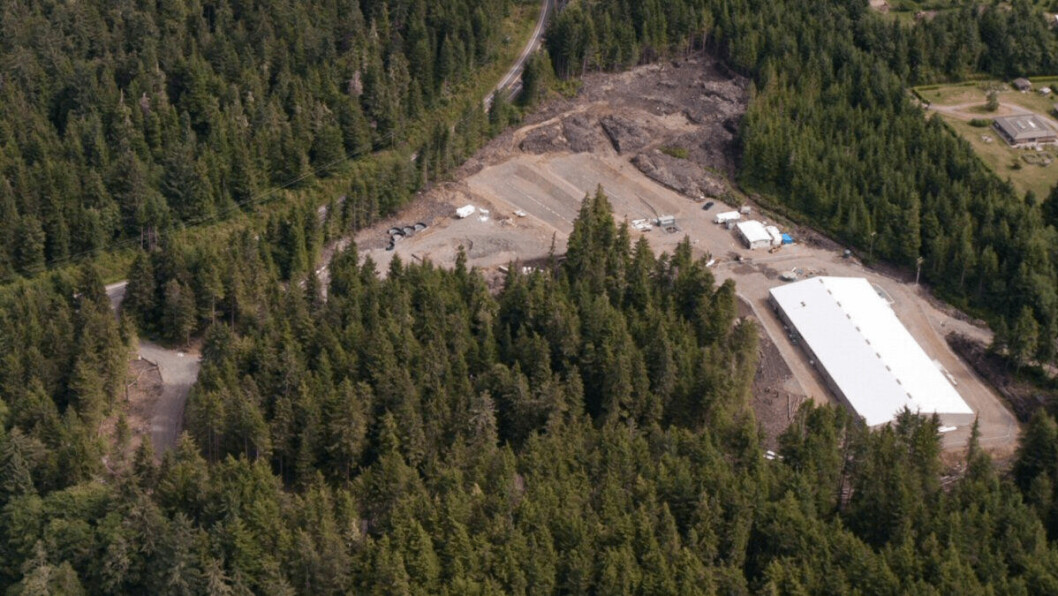 Aerial photo of the Kuterra Facility located on Vancouver Island. Image: Kuterra.