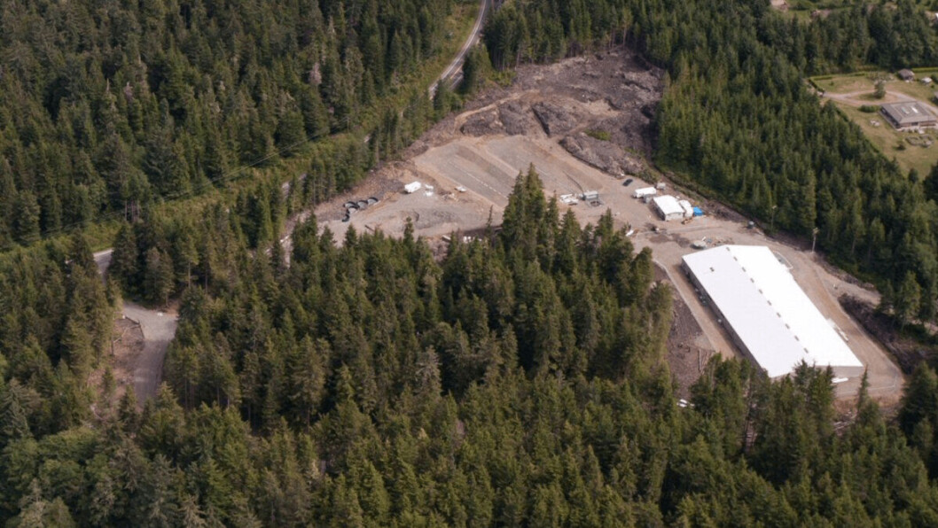 Aerial photo of the Kuterra Facility located on Vancouver Island. Image: Kuterra. Aerial photo of the Kuterra Facility located on Vancouver Island. Image: Kuterra.