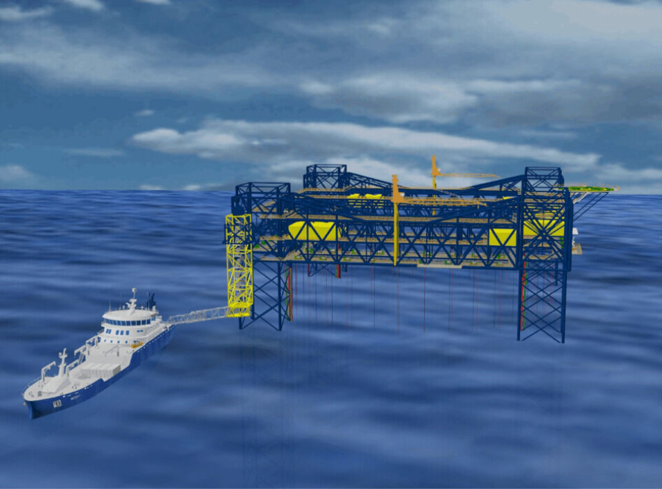 The developers of the North Sea Fish Farm concept want to make it a reality. Picture: Global Maritime
