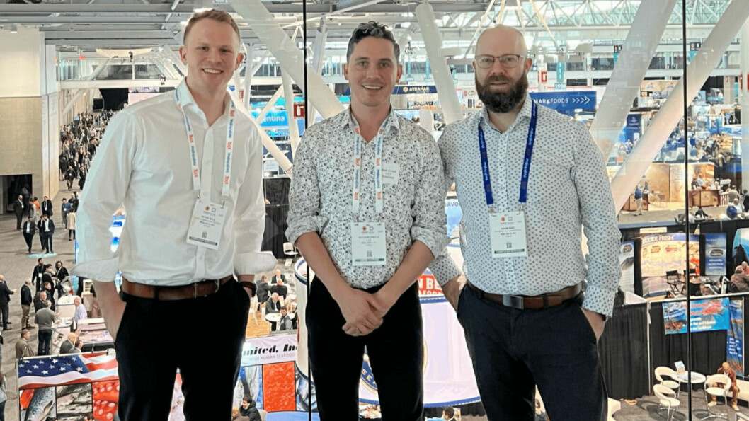 From left: ReelData chief commercial officer Peter Gale, chief executive Mathew Zimola, and Adam Bird, vice president, finance and administration. Photo: ReelData.