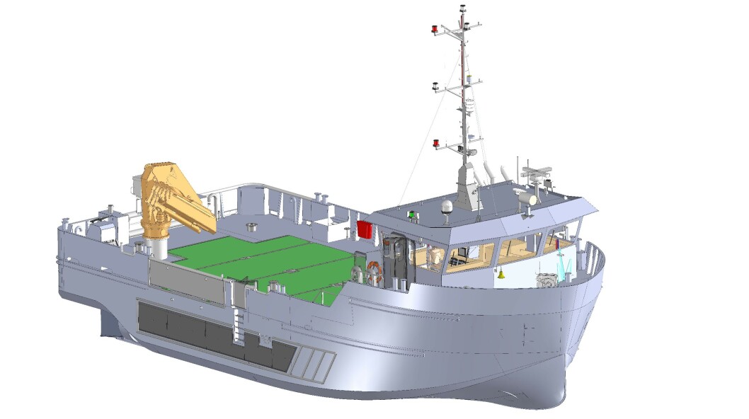 Scottish Sea Farms will take delivery of the Fair Isle early next year. Image: Nauplius Workboats. Scottish Sea Farms will take delivery of the Fair Isle early next year. Image: Nauplius Workboats.