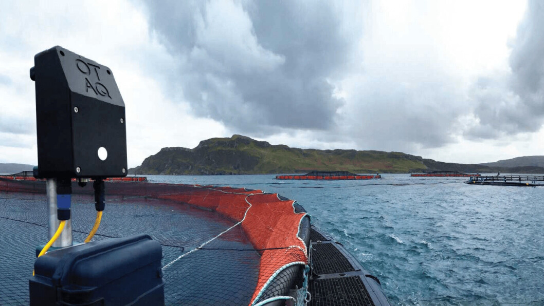 OTAQ's acoustic seal deterrent has been widely used in Scotland but fish farmers have discontinued use of ADDs as they wait for Scottish government guidance on what technology can now be used. Photo: OTAQ. OTAQ's acoustic seal deterrent has been widely used in Scotland but fish farmers have discontinued use of ADDs as they wait for Scottish government guidance on what technology can now be used. Photo: OTAQ.
