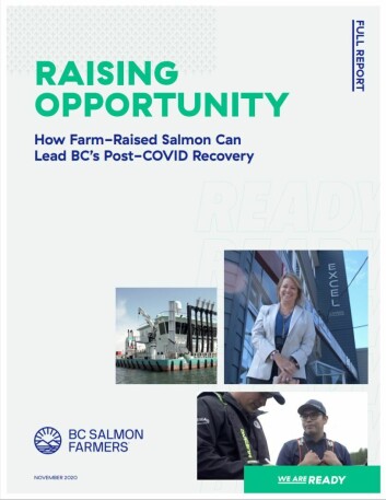 RIAS Inc. has produced a 54-page report setting out how salmon farming can aid BC's post-Covid recovery. 