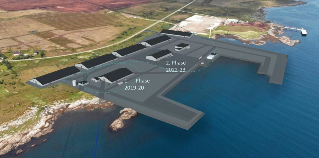 Andfjord Salmon is developing a salmon farm at Kvalnes, Andøya, Norway and already has plans for its waste. Image: Andfjord Salmon.