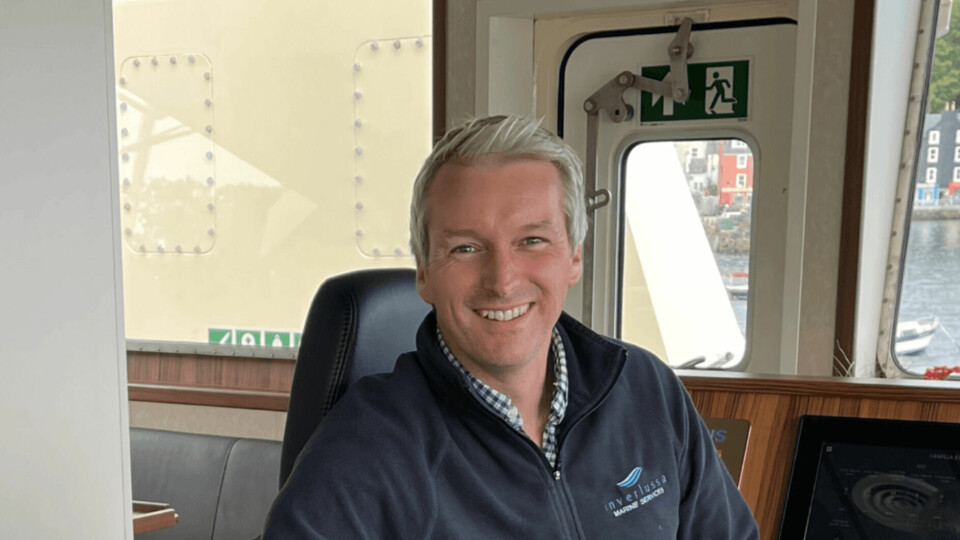 Inverlussa boss Ben Wilson, who has joined the Salmon Scotland board.