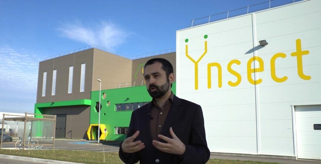 Ÿnsect chief executive and chairman Antoine Hubert: Company is becoming the world's largest insect producer. Image: Ÿnsect video. Ÿnsect chief executive and chairman Antoine Hubert: Company is becoming the world's largest insect producer. Image: Ÿnsect video.