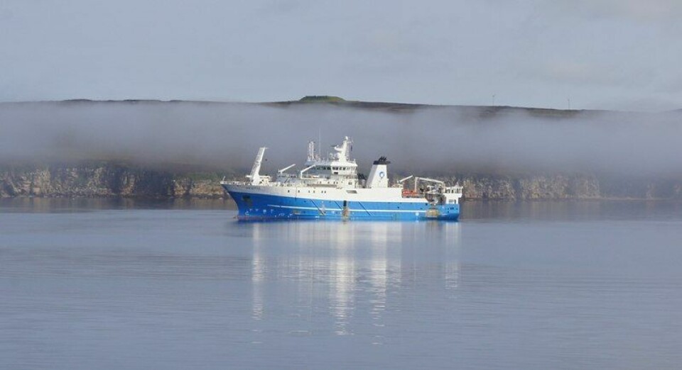 The MRV Scotia spent 283 days at sea. Photo: Michael Stewart/Marine Scotland Blog