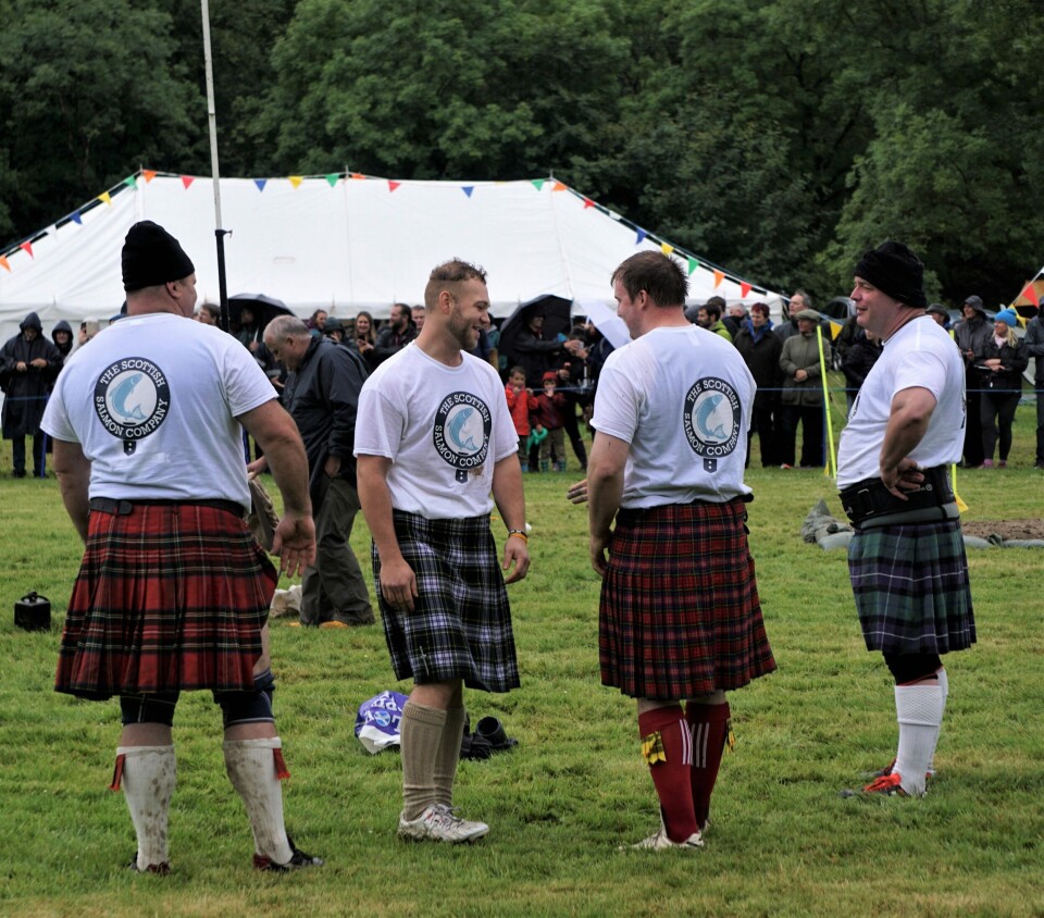 The Heavy Events are one of the highlights of the Lochcarron Highland Games.