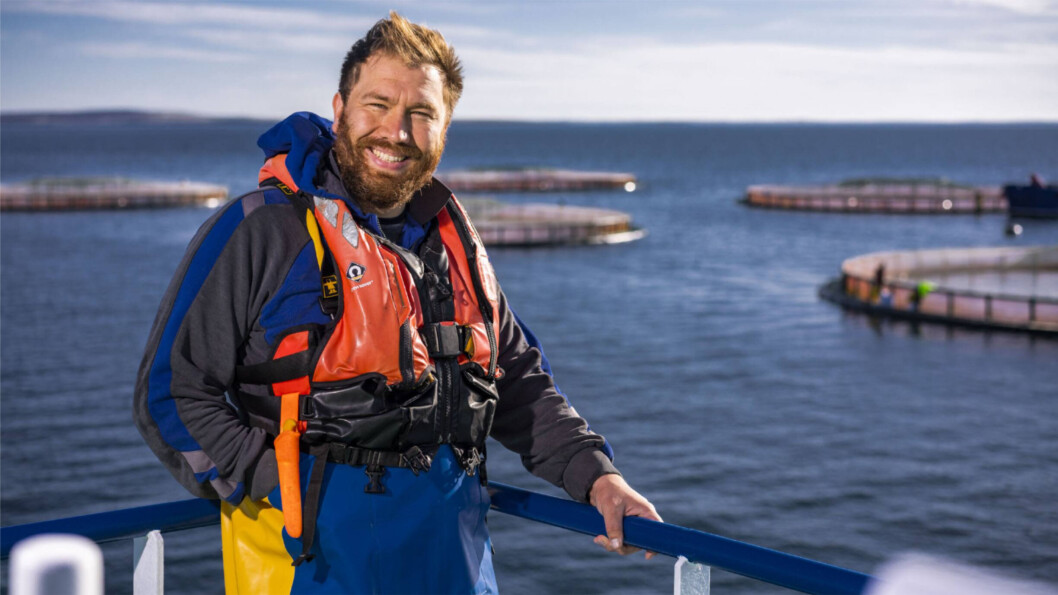 A worker on a Scottish salmon farm. The SSPO's members have encouraged RSPCA Assured auditors to make unannounced visits to sites to prove they have A worker on a Scottish salmon farm. The SSPO's members have encouraged RSPCA Assured auditors to make unannounced visits to sites to prove they have