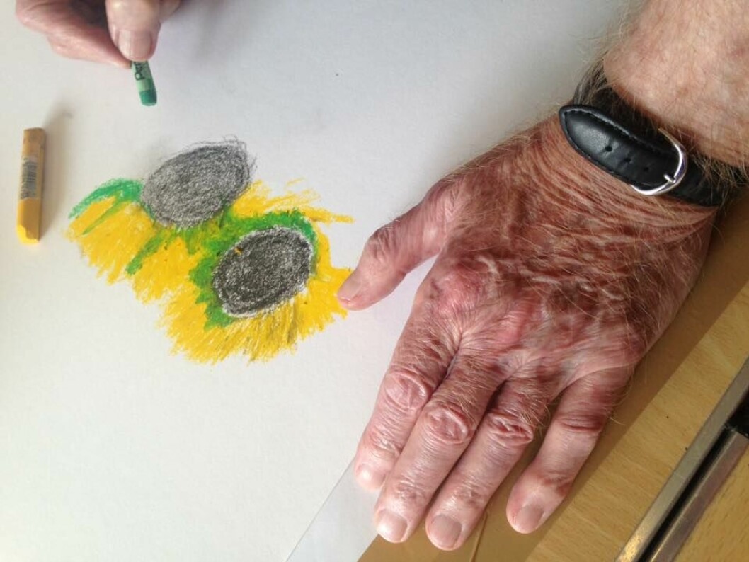 A sense of porpoise: the Dolphin Project art classes help those with dementia. Photo: SSF