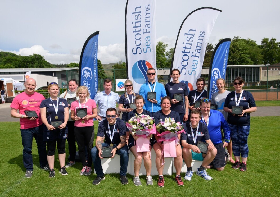 Back row: Steven Gallagher, Amanda Robertson, Kirsty Brown, Laura MacKintosh, Jim Gallagher, Anita Erikson, Jonathan Sayer, Colin Kupris, Steven Hand, Suzi Billing, Claire McGrandles. Front row: Andy McEwan, Georgie MacKenzie, Celine Kimpflin, Iain Floyd, Chris Floyd. Back row: Steven Gallagher, Amanda Robertson, Kirsty Brown, Laura MacKintosh, Jim Gallagher, Anita Erikson, Jonathan Sayer, Colin Kupris, Steven Hand, Suzi Billing, Claire McGrandles. Front row: Andy McEwan, Georgie MacKenzie, Celine Kimpflin, Iain Floyd, Chris Floyd.