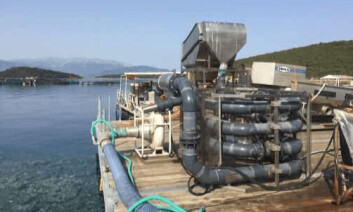 An Ace Aquatec stunner installed on a barge in Greece. Photo: Ace Aquatec. An Ace Aquatec stunner installed on a barge in Greece. Photo: Ace Aquatec.