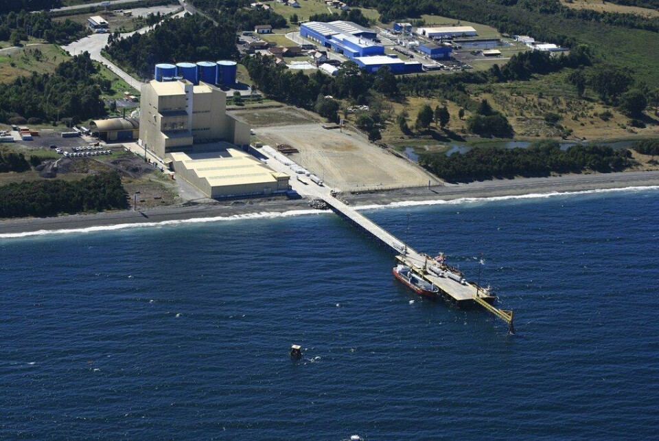 Skretting's plant in Chile. The country has the second largest salmon farming industry in the world and it is able to use a different set of raw materials in its feed compared to its Europe counterparts.