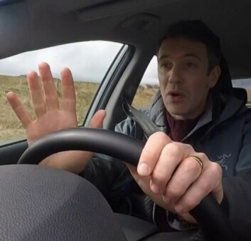 One Show presenter Joe Crowley was back in Scotland to look at salmon farming. Video grab: BBC