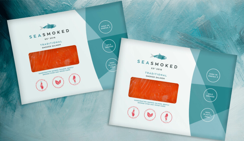 Sea Smoked salmon packs are completely recyclable and home compostable. Photo: Sea Smoked.